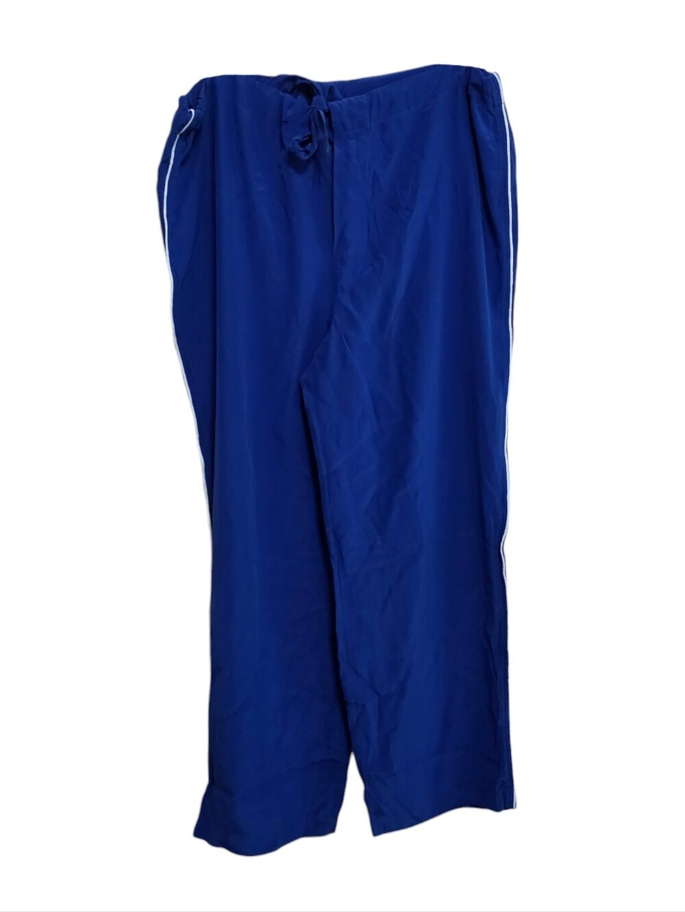 Olatz Silk Pajama Bottoms in Cobalt Size Large